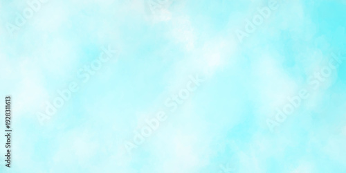 Abstract Light Blue and Turquoise Watercolor Texture Background with Soft Cloudlike Blur, Colorful Gradient Ink Effect, Cyan Splash Strokes, and Calm Minimalist Artistic Canvas Design.