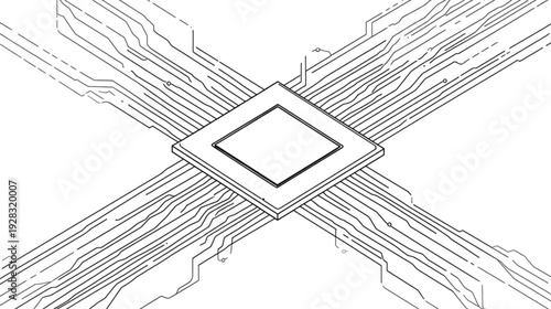 An abstract grunge vector background features an architectural city project sketch with 3d blueprint lines and engineering construction patterns for a modern urban building design concept