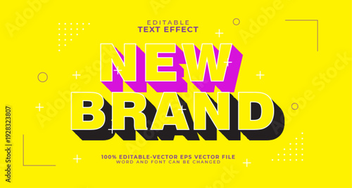 Bold Shadow Editable Text Effect