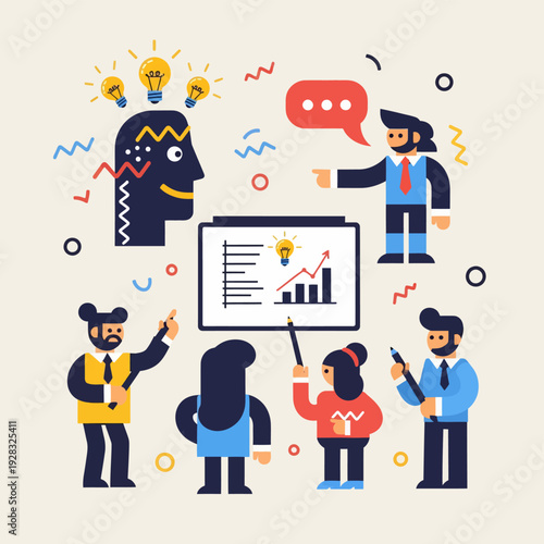 Business Team Discussing Project Plan.