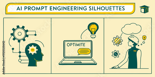 Ai prompt engineering shoutout: celebrating the power of ai and human collaboration Vector