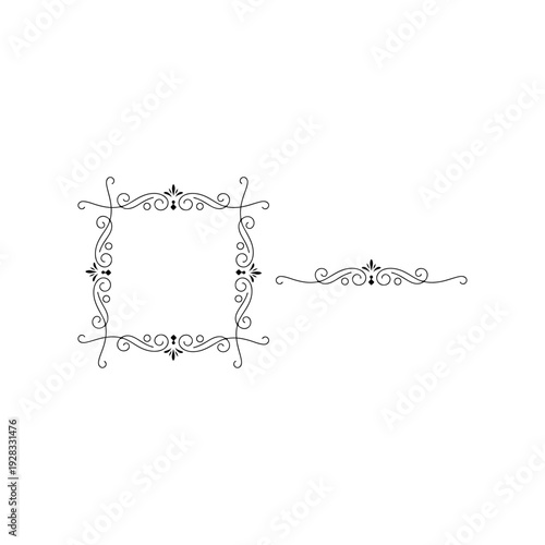 Elegant ornate frame with intricate details and scrollwork design