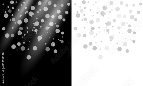 abstract water drops with soft lights beams