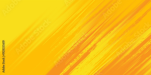 Abstract Retro comic yellow background raster gradient halftone stock vector  design digital dot