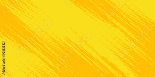 Abstract Retro comic yellow background raster gradient halftone stock vector  design digital dot