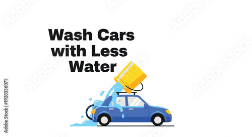 Eco-friendly car wash icon