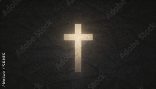 Dark Textured Background with Subtle Light for Good Friday Solemn Mood