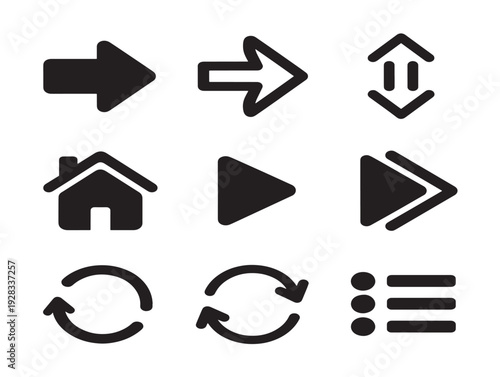 Seamless navigation flow set for beautiful user wayfinding projects