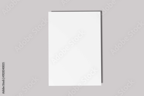 A4 Poster Mockup Design Blank