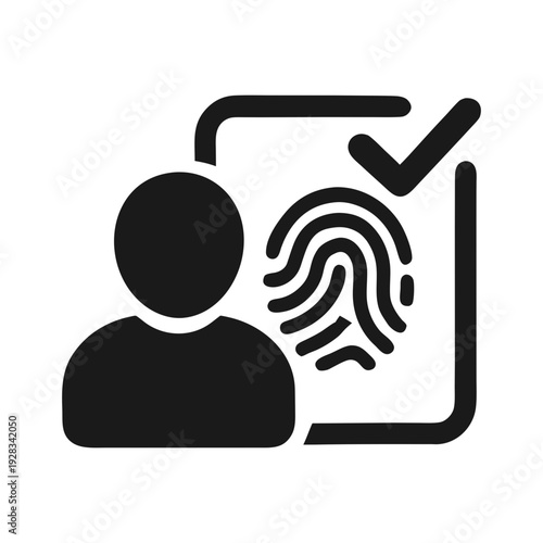 Fingerprint Verification Icon