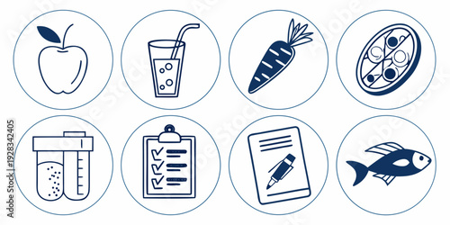 Assorted icons representing various activities and objects for a diverse range of purposes Vector