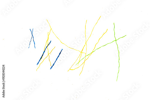 Wallpaper Mural torn plastic fruit net flying, red bag isolated on white background and texture, design element, transparency	 Torontodigital.ca