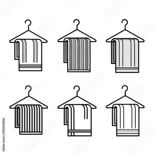 Collection of six ornate masks with feathered designs displayed together in a two-row arrangement