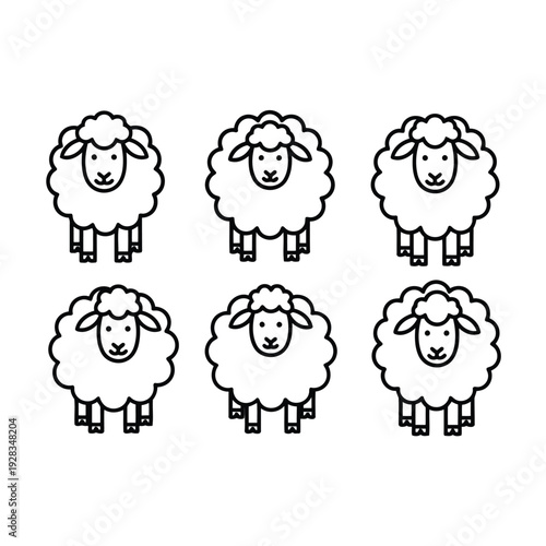 Collection of six ornate masks with feathered designs displayed together in a two-row arrangement