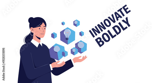 Business innovation vector illustration