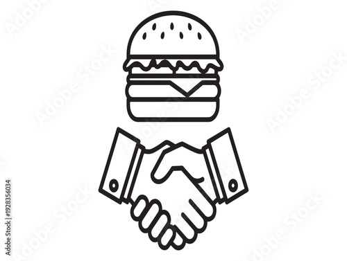 Wallpaper Mural Business partnership and burger collaboration Torontodigital.ca