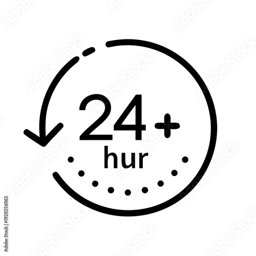 Hours Clock for web and graphic design