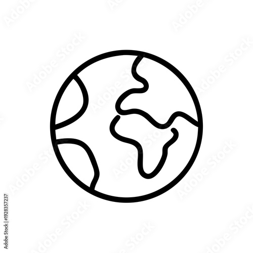 Earth Globe for web and graphic design