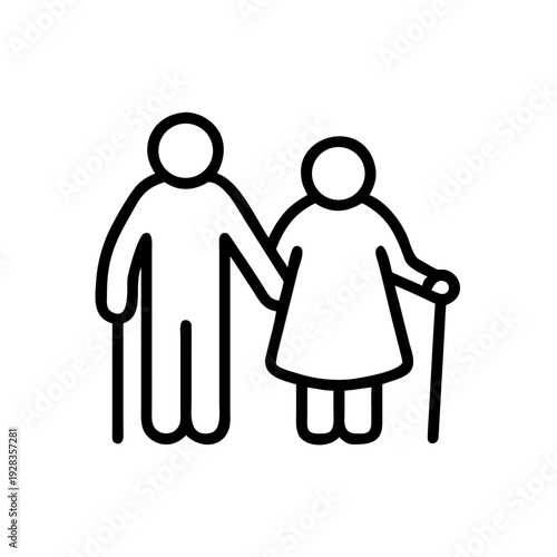 Elderly Couple At Home for web and graphic design