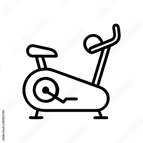 Exercise Bike for web and graphic design