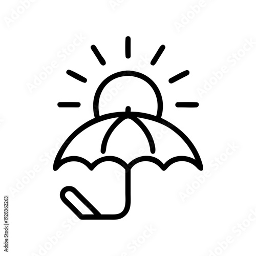 Uv Protection From Sun for web and graphic design