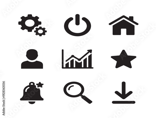 Luxurious and Powerful Control Dashboard Icon Collection