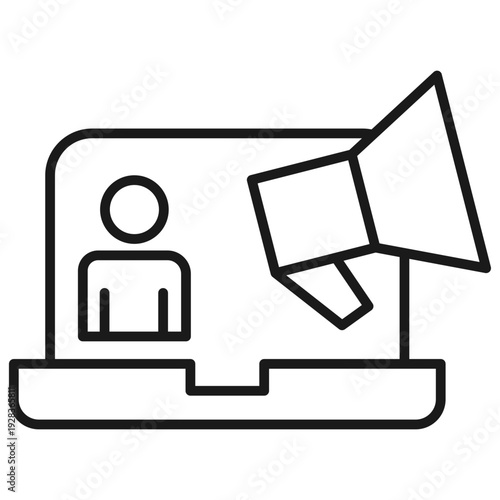 Brand Ambassador Promotion Icon Set