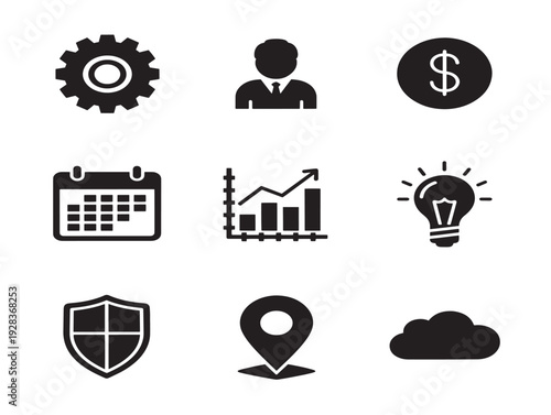 Luxurious and Professional Elite Analytics Dashboard Icons