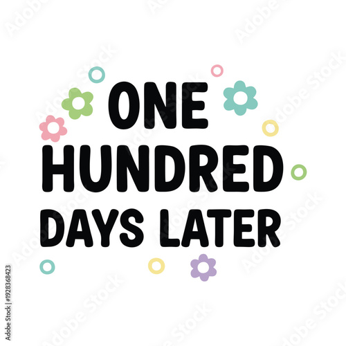 One Hundred Days Later, 100 Days Of School Svg, 100 Days Later 100 Days of School Shirt Design, 100th Day of School Png, 100 Days Of School Vector, I Survived 100 Days of School Survive 100 Days.