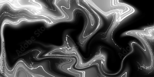 abstract black and silver marble background. White Marble ink texture acrylic painted waves texture. Black Acrylic Pour Color Liquid marble abstract surfaces Design.