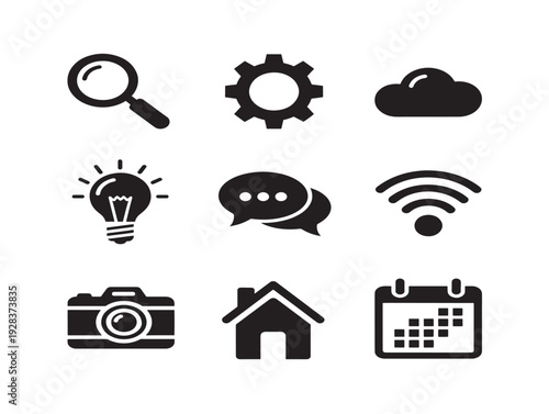 Sleek glass set for stunning modern interface visuals