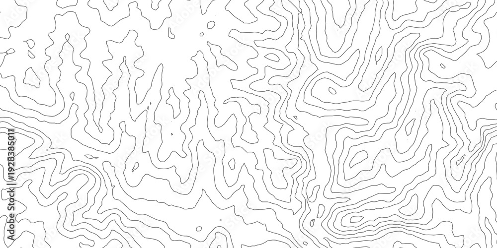Obraz premium Mapa topográfico. Curvas de nivel. Cartografía. Curvas de nivel 