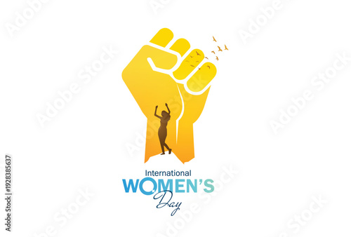 Give To Gain - International women's day concept poster. Woman sign illustration background. 2026 women's day campaign theme - #GiveToGain