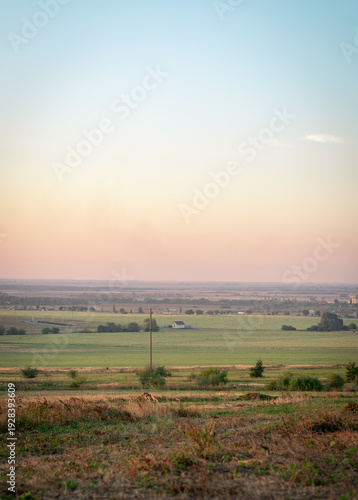a lonely house in a field