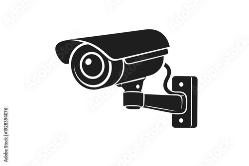 Modern security camera for surveillance and safety Vector Art