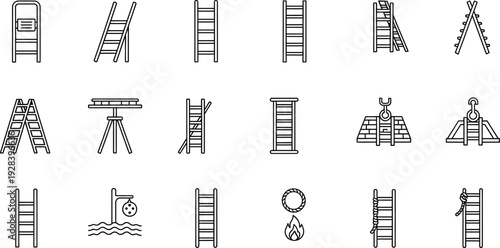 set of landmarks and monuments