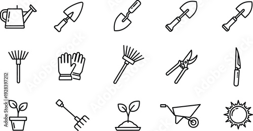 set of kitchen tools