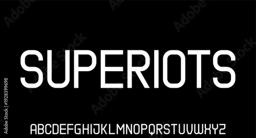 superiots the luxury and elegant font glamour style	
