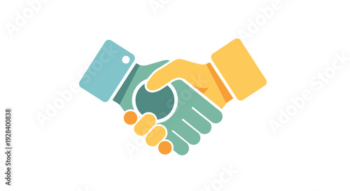 Handshake Business Partnership Agreement.