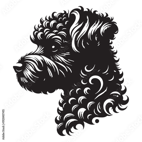 Hungarian Pumi Dog – Energetic Herding Breed, Curly Coat, Alert Ears, Intelligent Working Companion, Agile Farm Dog, Loyal Family Pet, Playful Nature, Lively Personality, Medium Size.