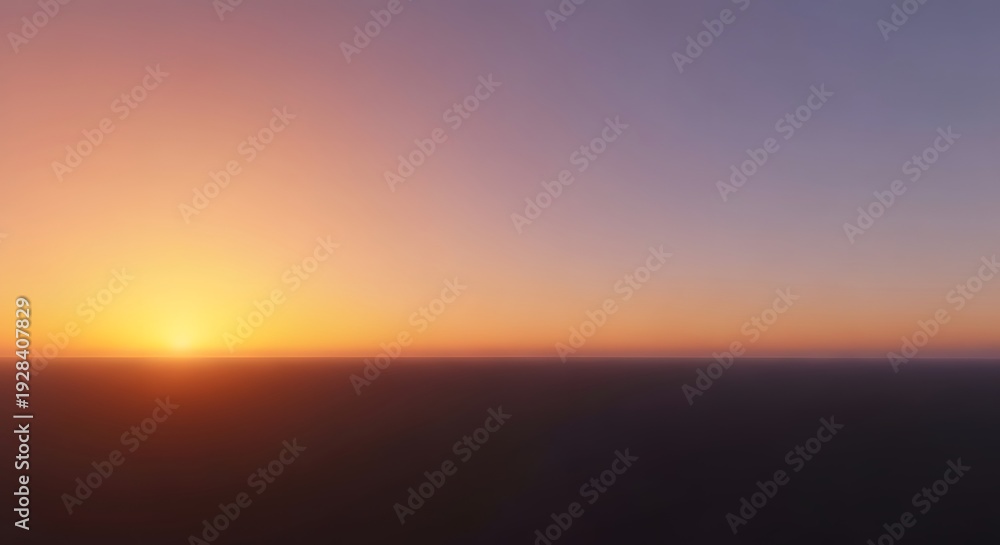 Obraz premium Peaceful horizon as a metaphor for equality