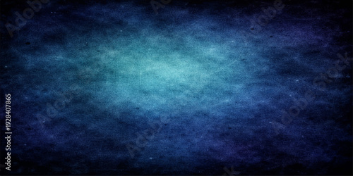 A dark blue abstract background featuring swirling smoke and subtle light textures to create a stormy night sky effect