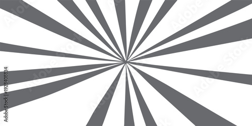 Grey and white radial lines emanating from a central point