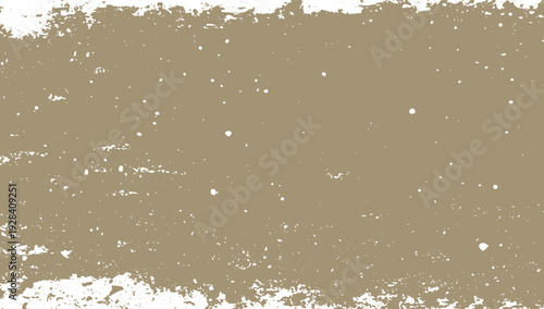 Textured taupe background with scattered white speckles and rough edges