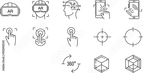set of vector icons