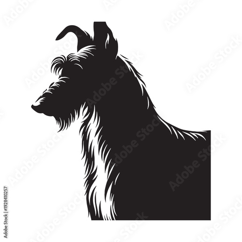 PrinIrish Wolfhound Dog – Giant Sighthound Breed, Gentle Temperament, Majestic Appearance, Loyal Companion, Strong Hunting Heritage, Tallest Dog Breed, Courageous, Calm Nature, Family Friendly, Noble.