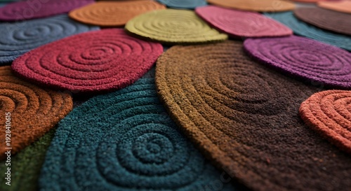 Abstract textures symbolizing uniqueness and diversity
