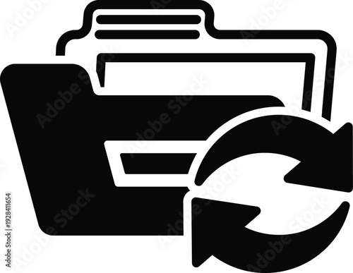 file folder with document icon