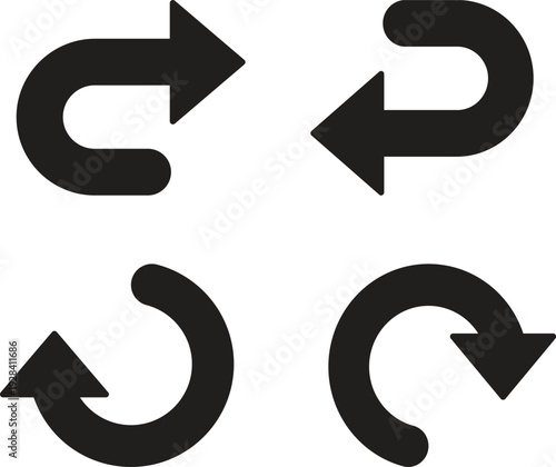 set of vector arrows