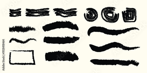 Collection of various mustache styles and shapes